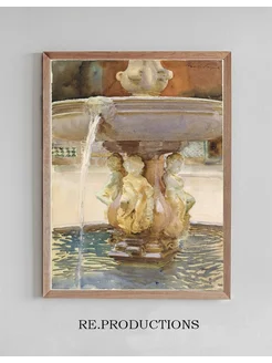 Постер Spanish Fountain - John Singer Sargent