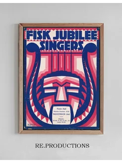 Постер Graphic design for Fisk Jubilee - Winold Reiss