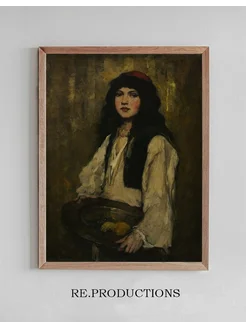 Постер The Venetian Girl - Frank Duveneck