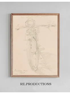 Постер Motorcycle (recto) - John Singer Sargent