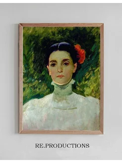 Постер Portrait of Maggie Wilson - Frank Duveneck