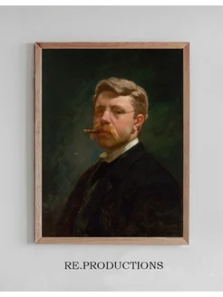 Постер Self-Portrait - Frank Duveneck