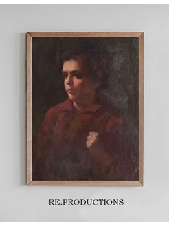 Постер Study of a School Boy - Frank Duveneck