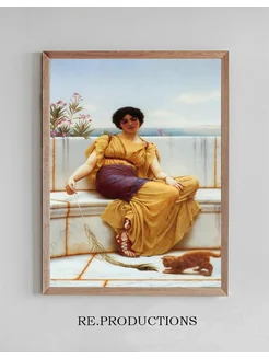 Постер Study of a Classical Beauty - John William Godward