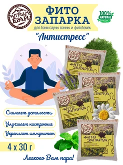 Фито Запарка с мятой и душицей "Антистресс", 4 шт х 30 г