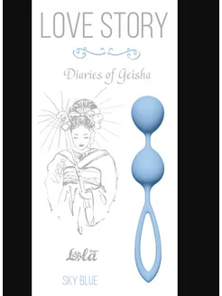 Голубые вагинальные шарики Diaries of a Geisha