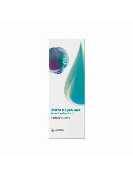 VITATEKA Витатека Эфирное масло мяты для лица масло для волос, 3 шт, фото 2