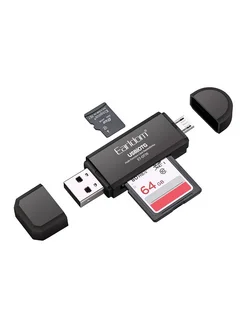 Картридер microsd sd выход usb microusb