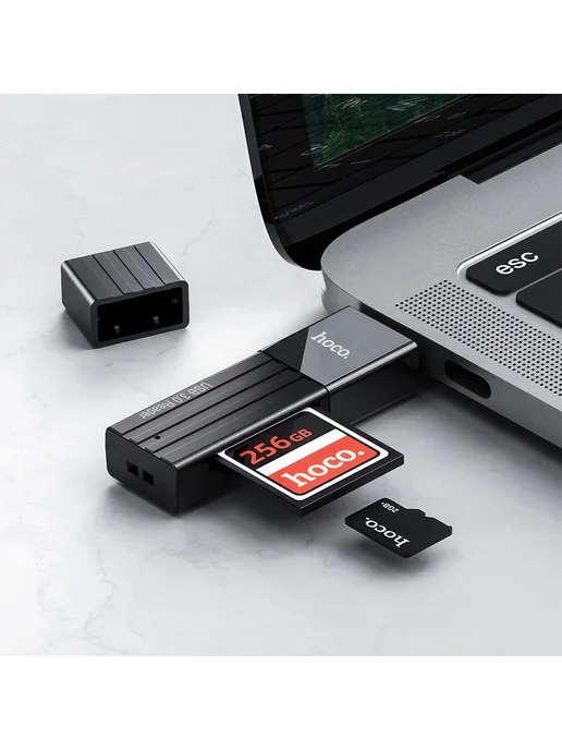HOCO Картридер microSD USB 3.0 для компьютера, вариант, фото 8