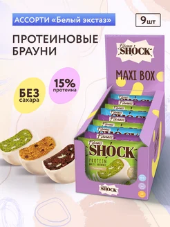 Протеиновое печенье брауни без сахара WHITE ECSTASY 9х 50 г FitnesShock 275077715 купить за 855 ₽ в интернет-магазине Wildberries