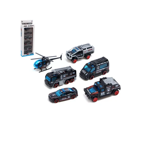 Набор детских игрушечных машинок Полиция