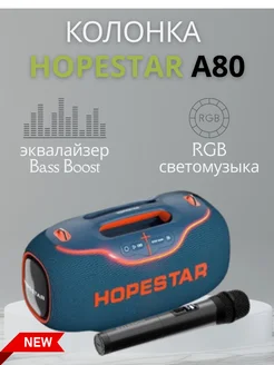 Колонка беспроводная Hopestar с микрофоном A80 Hopestar 275156882 купить за 13 050 ₽ в интернет-магазине Wildberries