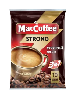 Кофе растворимый 3в1 STRONG, 10 пакетиков