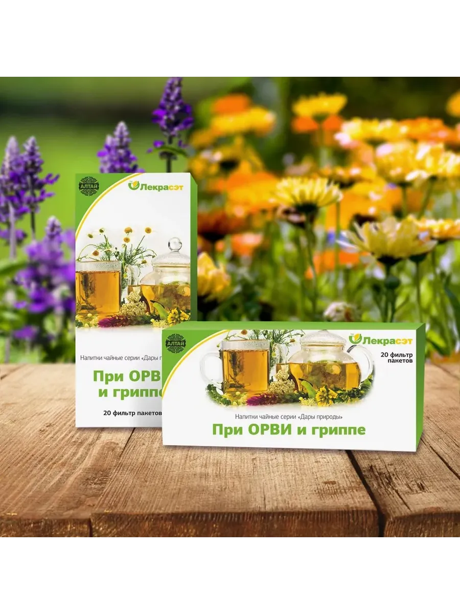 Чайный напиток при орви и гриппе