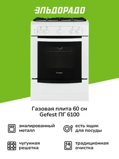 Газовая плита (60 см) ПГ 6100-01