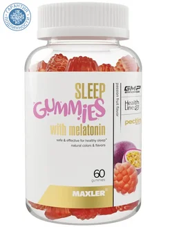 Комплекс Sleep Gummies с мелатонином, 60 пастилок х 3000 мг