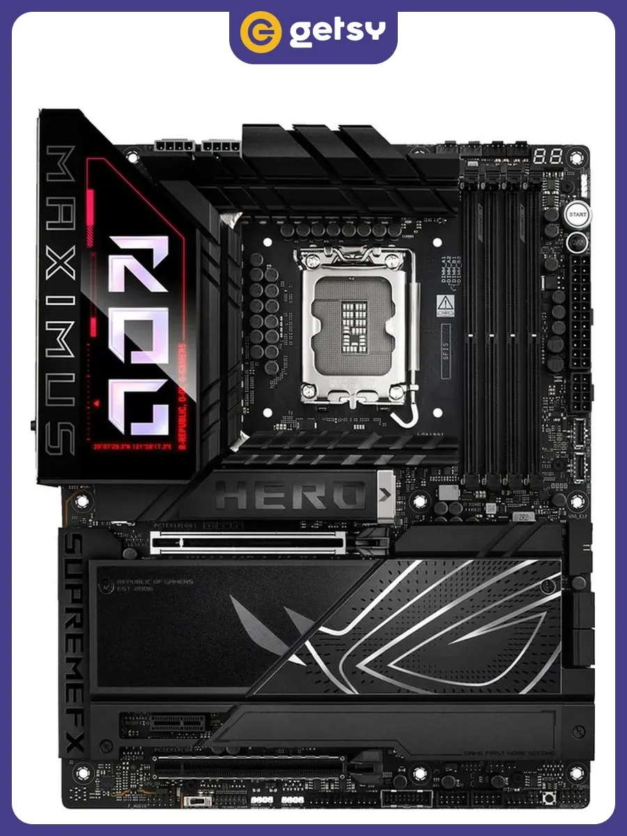 Материнская плата ROG MAXIMUS Z890 HERO Asus 758397049 купить за 90 815 ₽ в интернет‑магазине Wildberries