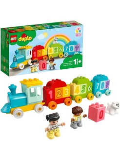 Конструктор Duplo 10954 Поезд с цифрами-учимся считать