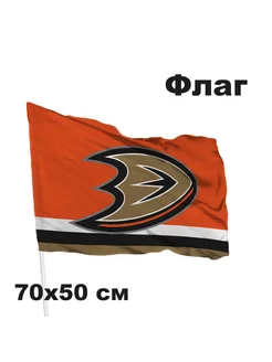 Флаг хоккейный клуб НХЛ Anaheim Ducks - Анахайм Дакс