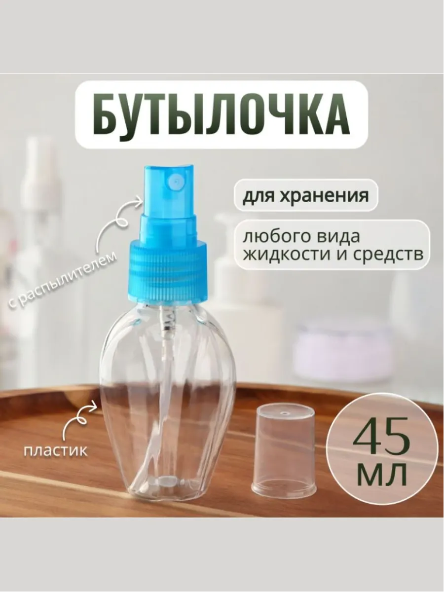 Флакон с распылителем для духов спрей дорожный