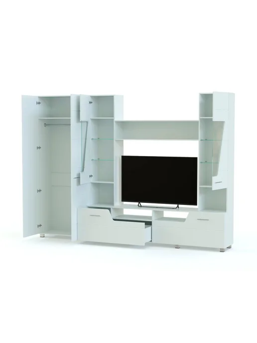 BestMebel Стенка для гостиной Моника BMS, 270х50х200 см, 50x200 см, фото 2