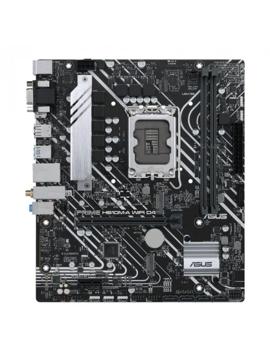 Asus Материнская плата PRIME H610M-A WIFI D4, LGA 1700, Intel