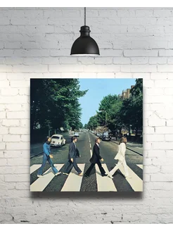 Фотокартина "Abbey Road" (без подрамника, 40х40)