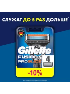 Кассеты для бритья сменные лезвия бритвы Fusion 5 ProGlide 4