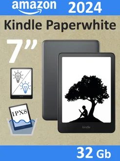 Электронная книга Kindle Paperwhite 12 2024 32 GB Black Amazon 275933387 купить за 36 182 ₽ в интернет-магазине Wildberries