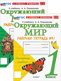 Окружающий мир. 1 класс. Рабочая тетрадь. В 2-х частях