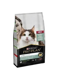 Корм Pro Plan для стерилизованных кошек с лососем,1.4кг. ProPlan 276120195 купить за 4 876 ₽ в интернет-магазине Wildberries