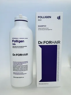 Шампунь для повреждённых волос Folligen Silk Shampoo 500ml Dr.Forhair 276122773 купить за 1 771 ₽ в интернет-магазине Wildberries