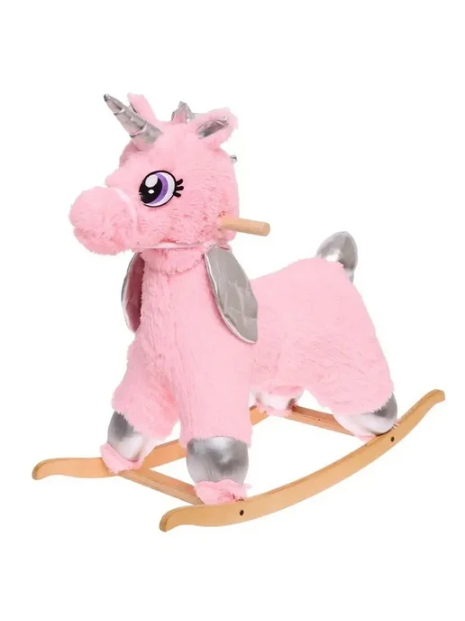 ZABIAKA Игрушка качалка детская "Единорог", розовый, фото 4
