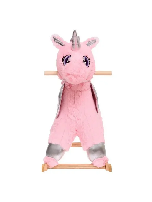 ZABIAKA Игрушка качалка детская "Единорог", розовый, фото 6