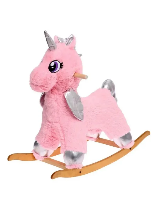 ZABIAKA Игрушка качалка детская "Единорог", розовый, фото 8