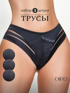 Трусы кружевные слипы набор OIRO 276166389 купить за 708 ₽ в интернет-магазине Wildberries