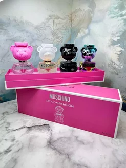 Москино набор 4в1 Moschino 4x30 мл духи мишка