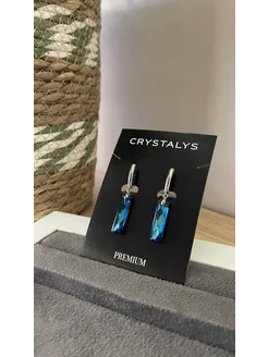 Серьги с кристаллами SWAROVSKI CRYSTALYS 276214774 купить за 1 821 ₽ в интернет-магазине Wildberries