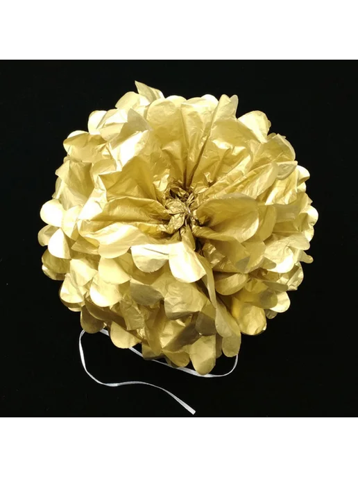 Бумажные цветы Помпоны 12 шт, 12 шт, фото 5
