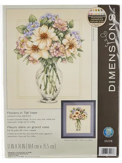 Набор для вышивания Dimensions Flowers in Tall Vase 35228 Dimensions 276239932 купить за 3 082 ₽ в интернет-магазине Wildberries