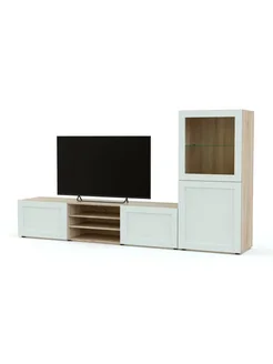 BestMebel Стенка под ТВ Бесто Besta 4, 155х45х130 см