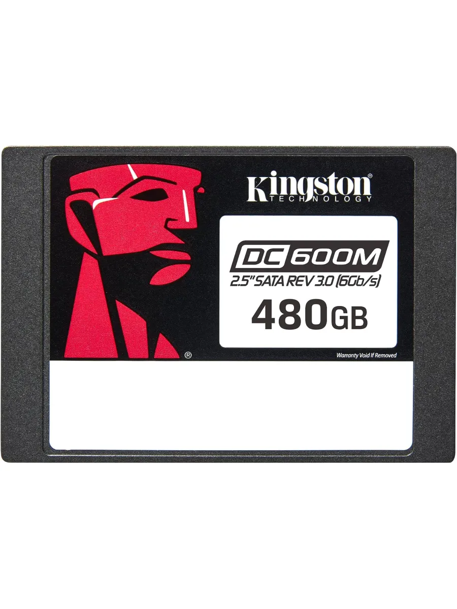 Kingston Накопитель SSD SATA-III 480GB SEDC600M 480G DC600M 2.5" 1 DW