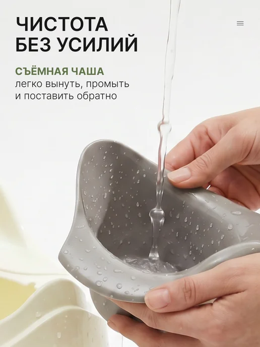 ZEEDI'S Горшок детский с крышкой и спинкой со съемной чашей, вариант, фото 5