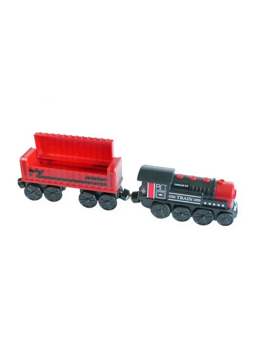 Toy'lbe Поезд детский с грузовым вагоном, черный, фото 2