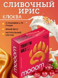 Ирис сливочный клюква 5 шт 75 гр MOOOM 276559040 купить за 667 ₽ в интернет-магазине Wildberries