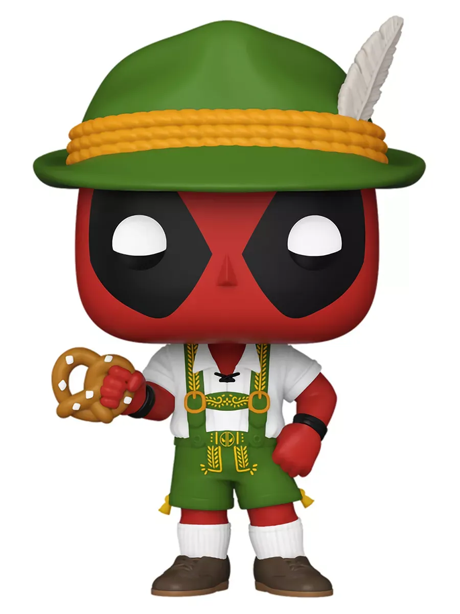 Фигурка Funko башкотряс Марвел Дедпул Lederhosen Дэдпул