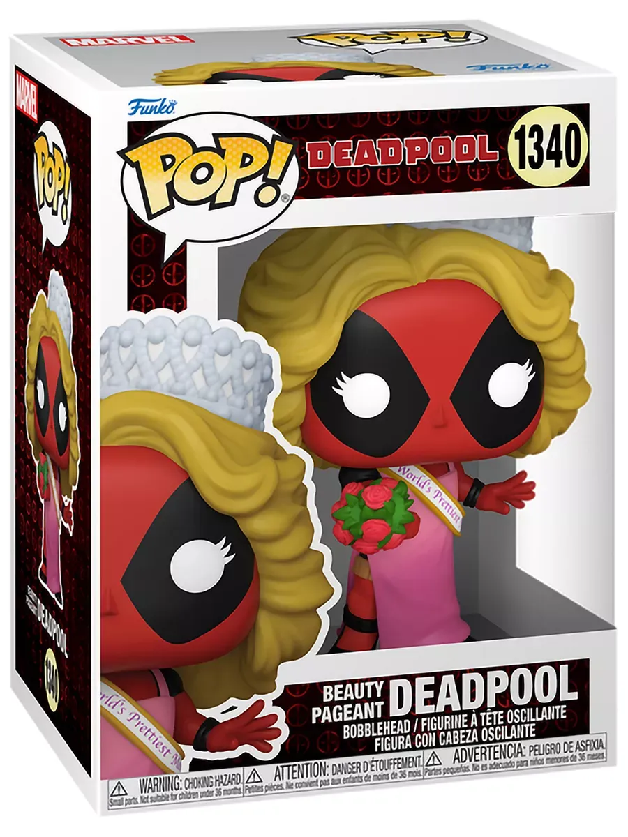 Фигурка Funko POP! башкотряс Дедпул Beauty Pageant Дэдпул