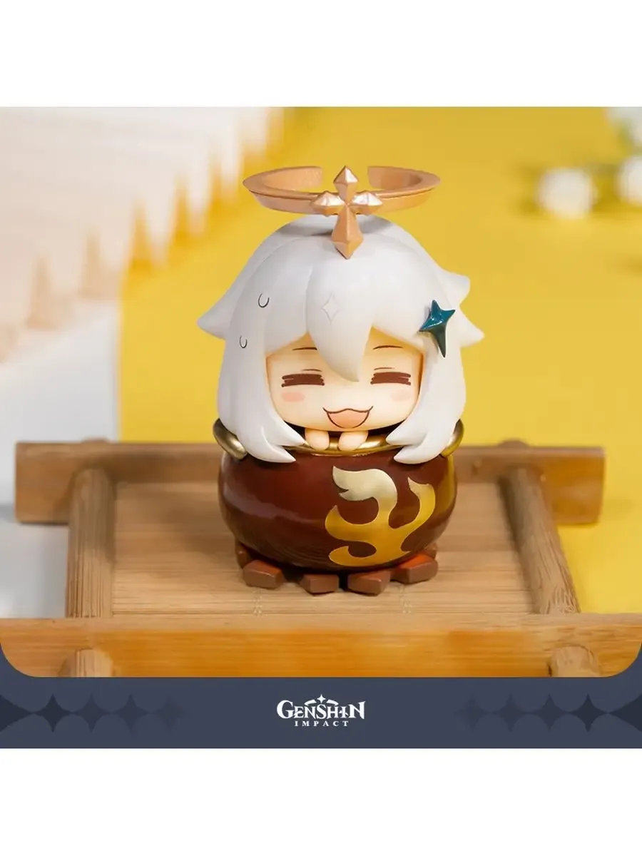 Набор фигурок аниме Геншин Импакт 6шт. Паймон Blind Box