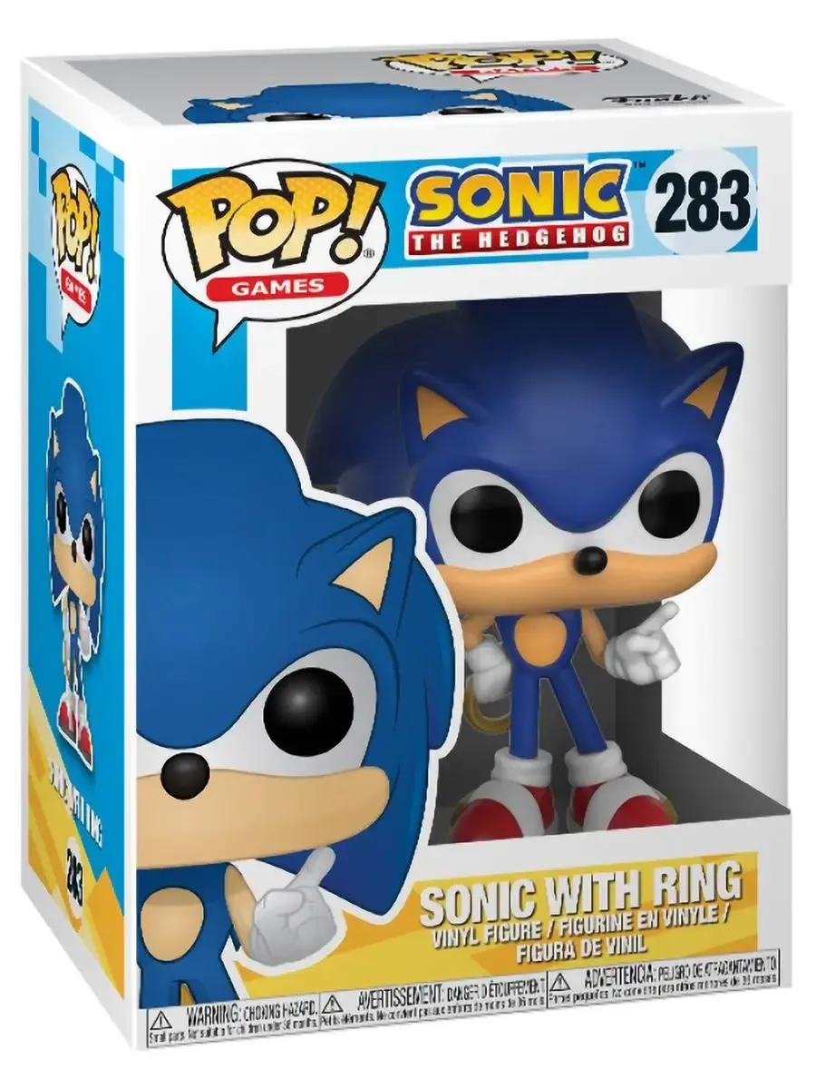 Фигурка Funko POP! Games Sonic the Hedgehog Соник с кольцом