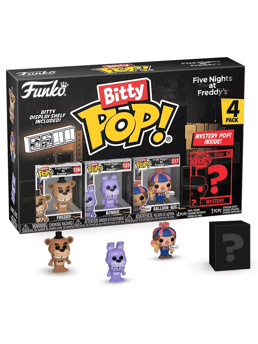 Фигурка Funko Bitty POP! ФНАФ Фредди + Бонни + Balloon Boy+?